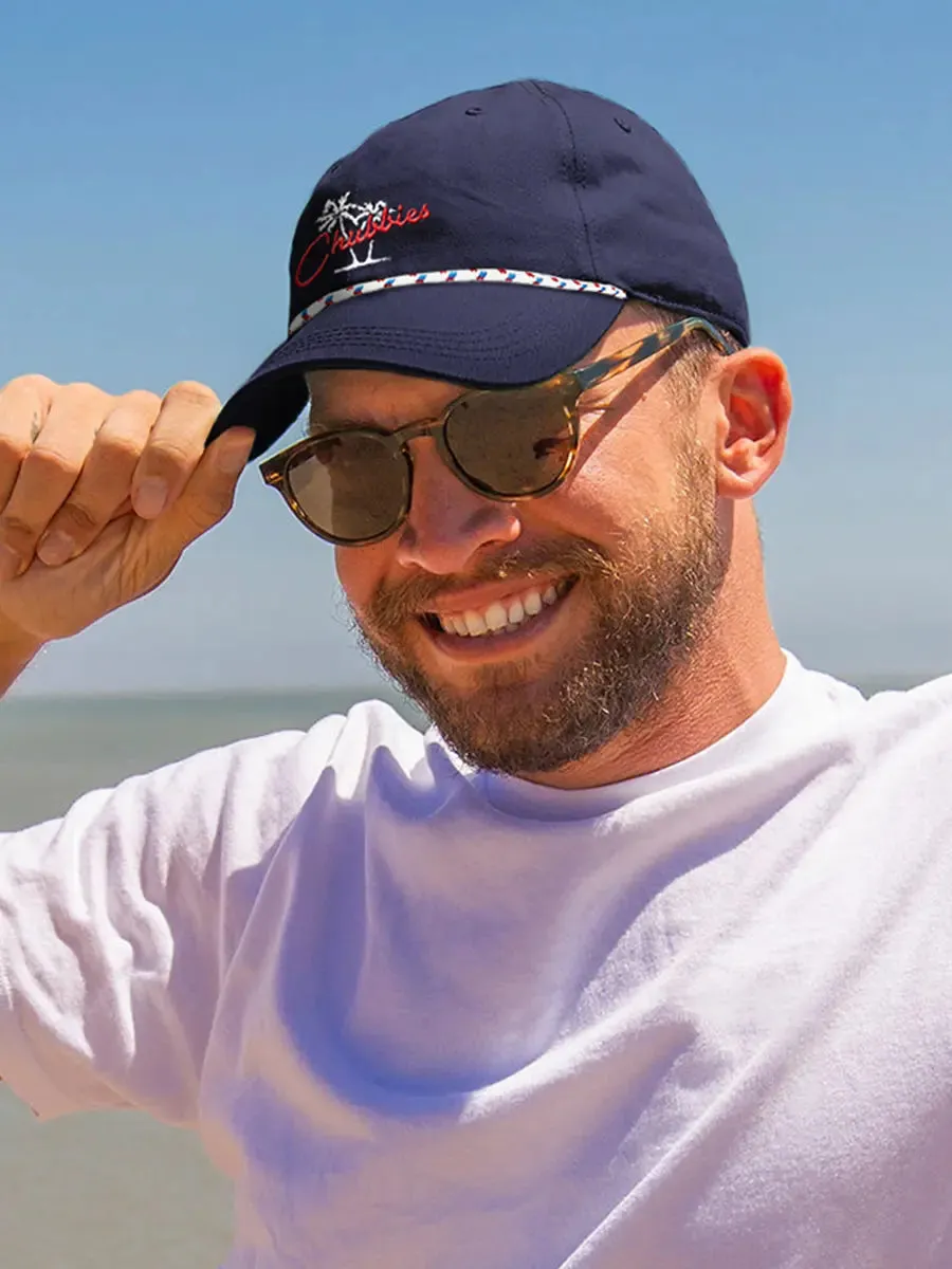 Navy Nylon Rope Hat