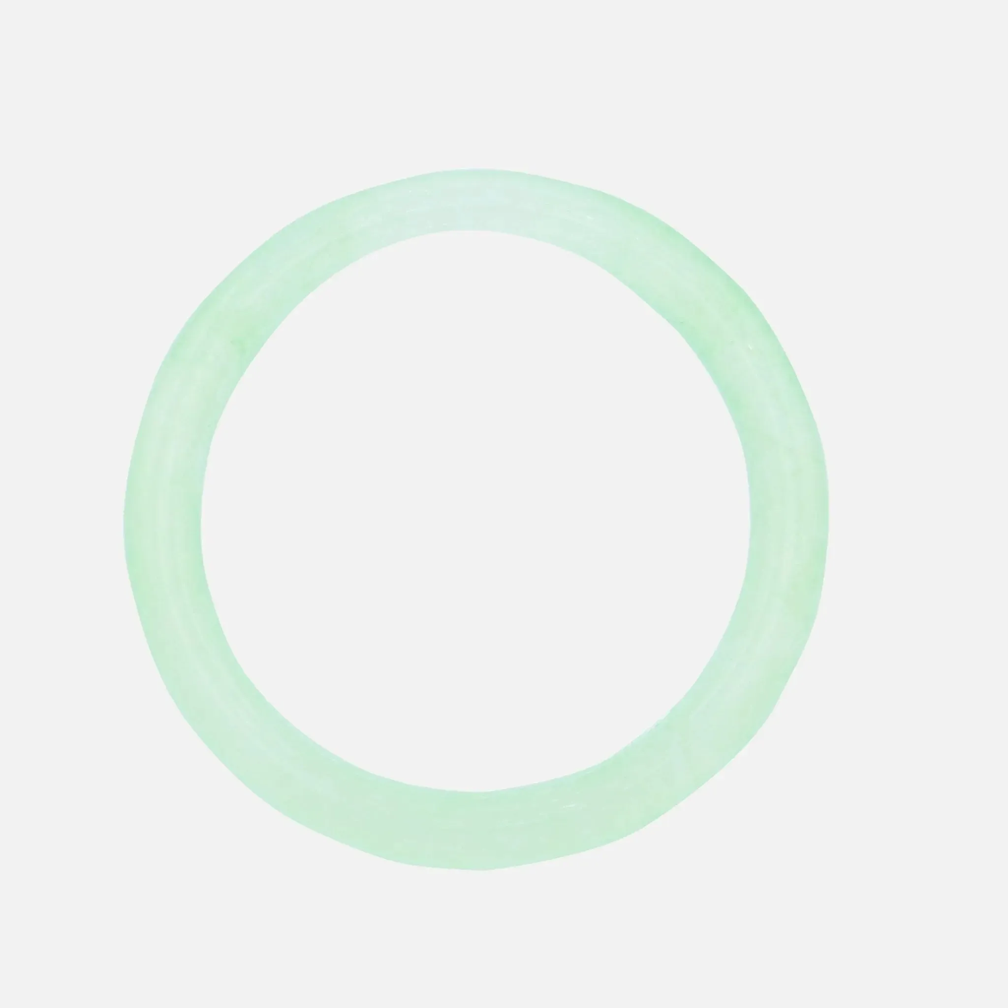 Pond, Cyan Skinny Jade Stone Bangle