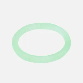 Pond, Cyan Skinny Jade Stone Bangle