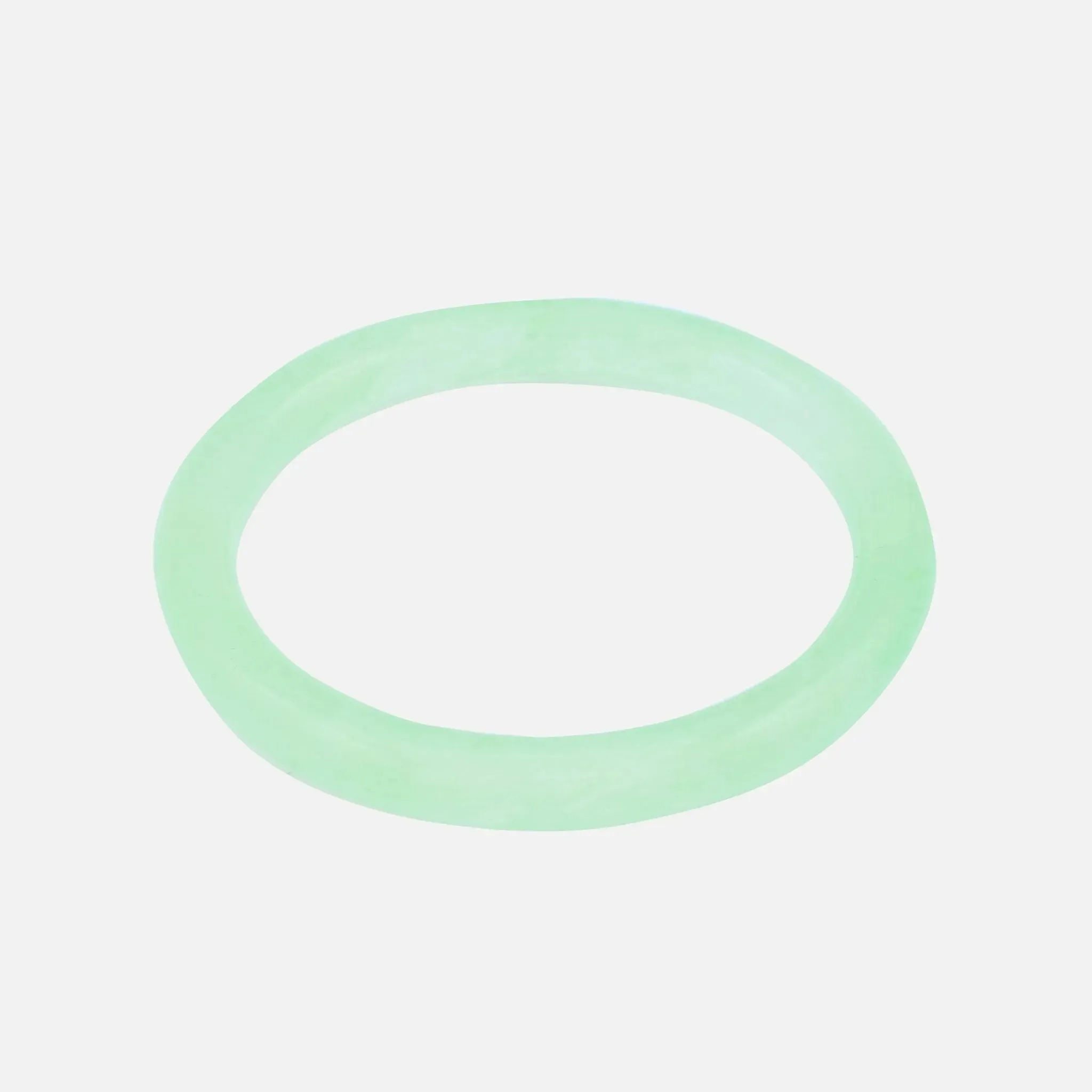 Pond, Cyan Skinny Jade Stone Bangle