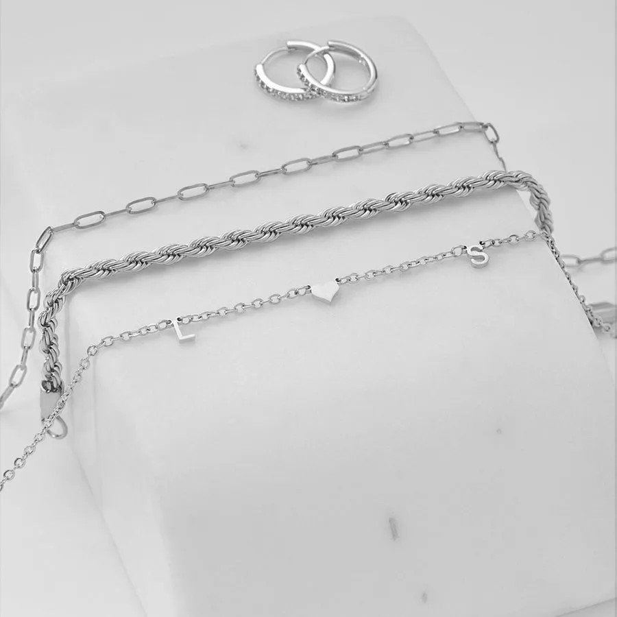Rope   Paperclip Chain Set