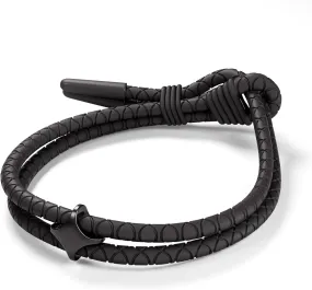 Rowdy Parrot FlexTech Adjustable Silicone Rope Bracelet: Waterproof, Sweatproof, Sunproof, Minimalist Surf, Golf Jewelry for Men - One Size Fits All