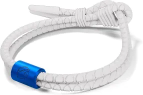Rowdy Parrot FlexTech Adjustable Silicone Rope Bracelet: Waterproof, Sweatproof, Sunproof, Minimalist Surf, Golf Jewelry for Men - One Size Fits All