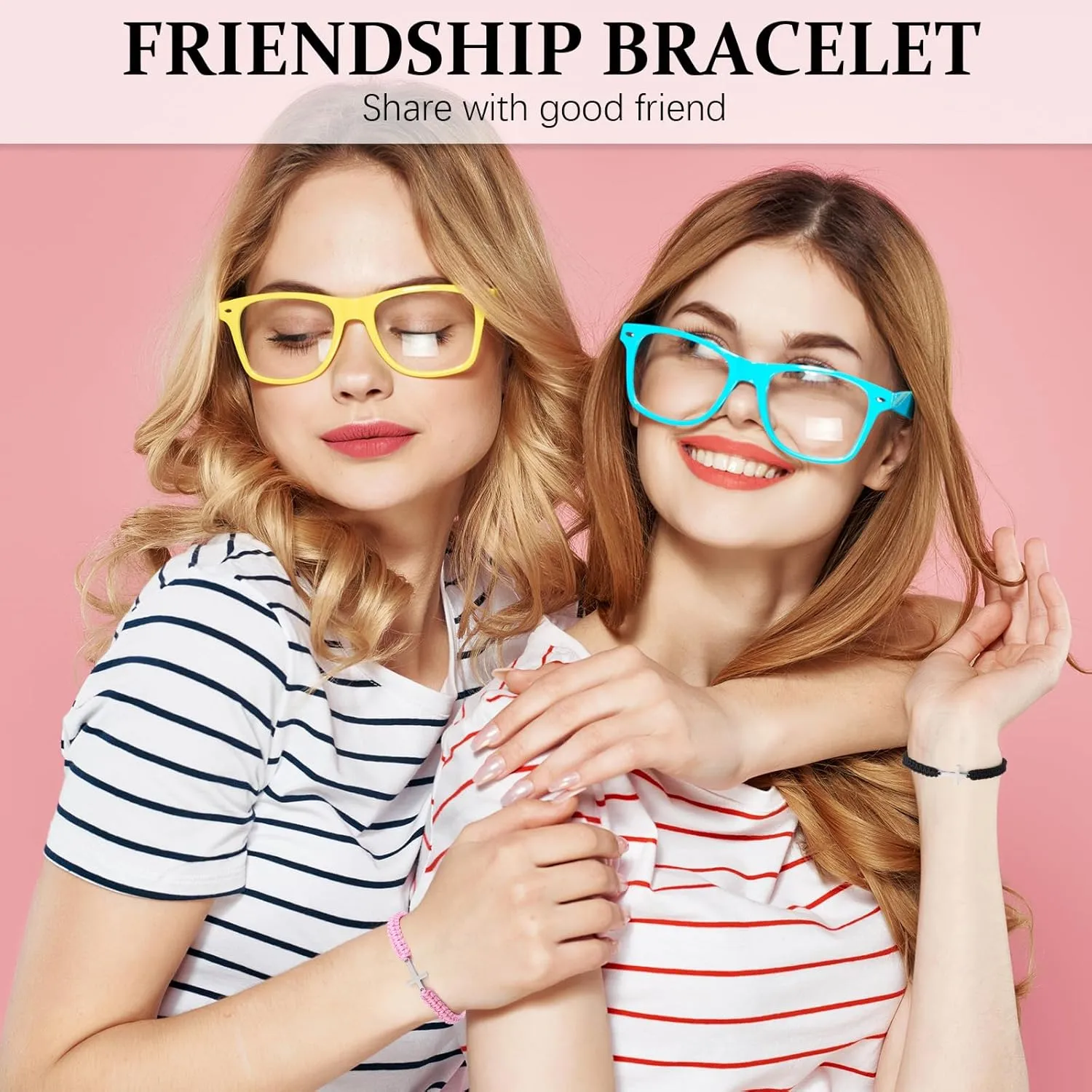 Sureio Cross Friendship Bracelet Adjustable Braided Rope Jesus Christian Cross Bracelets Matching Couple String Lucky Strand BFF Wristband for Women Men Boy Girls Easter Baptism