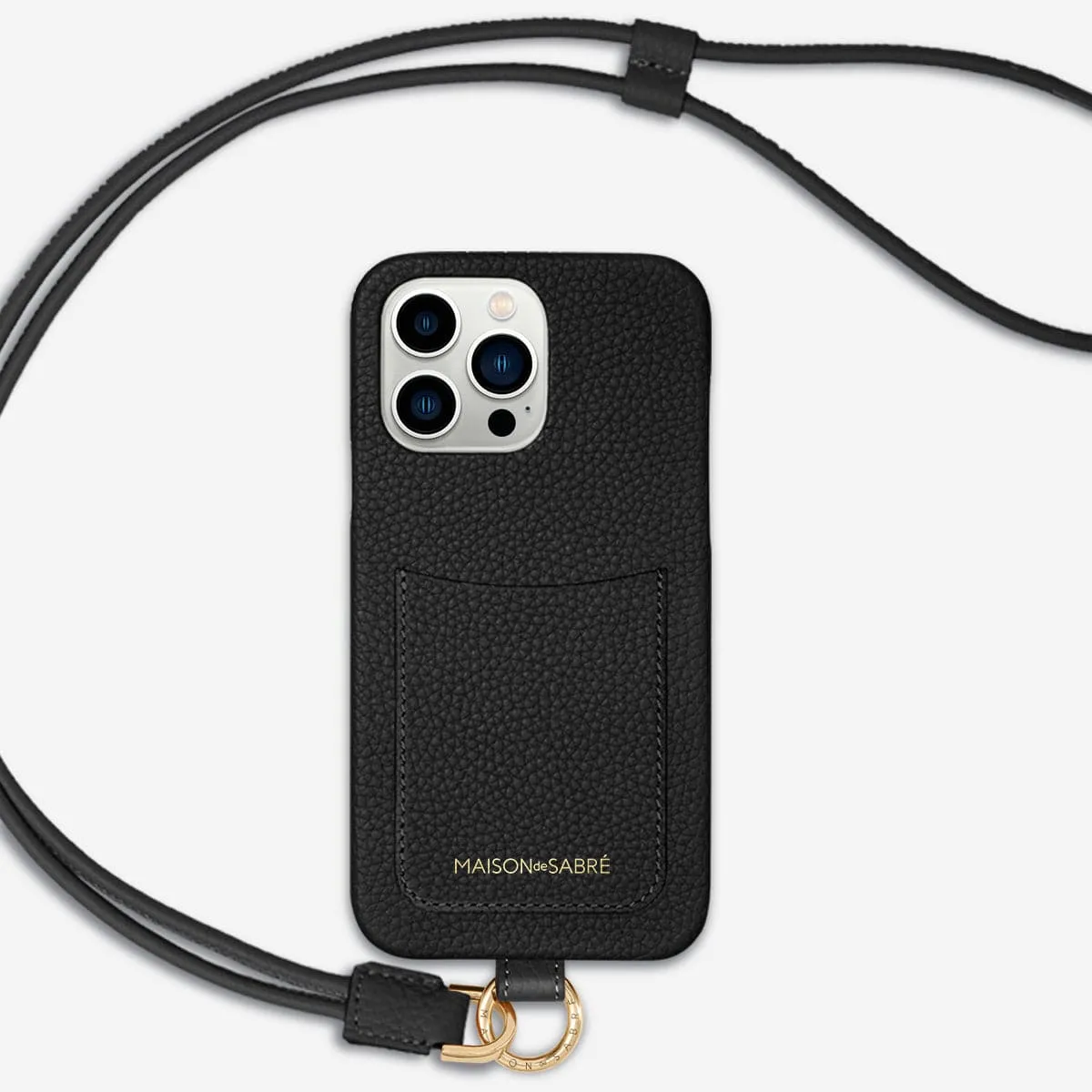 The Sling Phone Case iPhone 13 Pro - Black Caviar