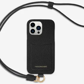 The Sling Phone Case iPhone 13 Pro - Black Caviar