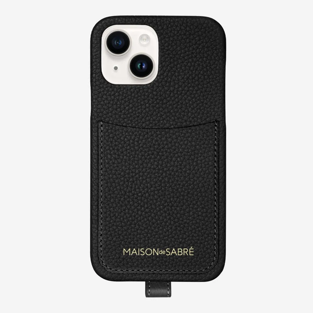 The Sling Phone Case iPhone 14 - Black Caviar