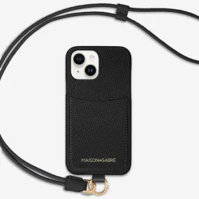 The Sling Phone Case iPhone 14 Plus - Black Caviar