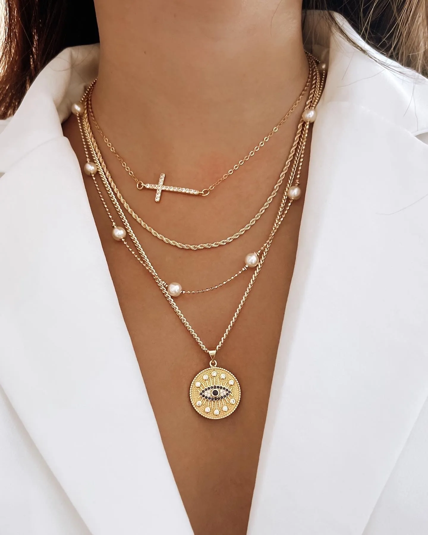 Thin Rope Chain Necklace - Gold Filled