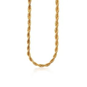 Thin Rope Chain Necklace - Gold Filled
