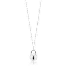 TreasureLock Bead Pendant 10mm in Sterling Silver