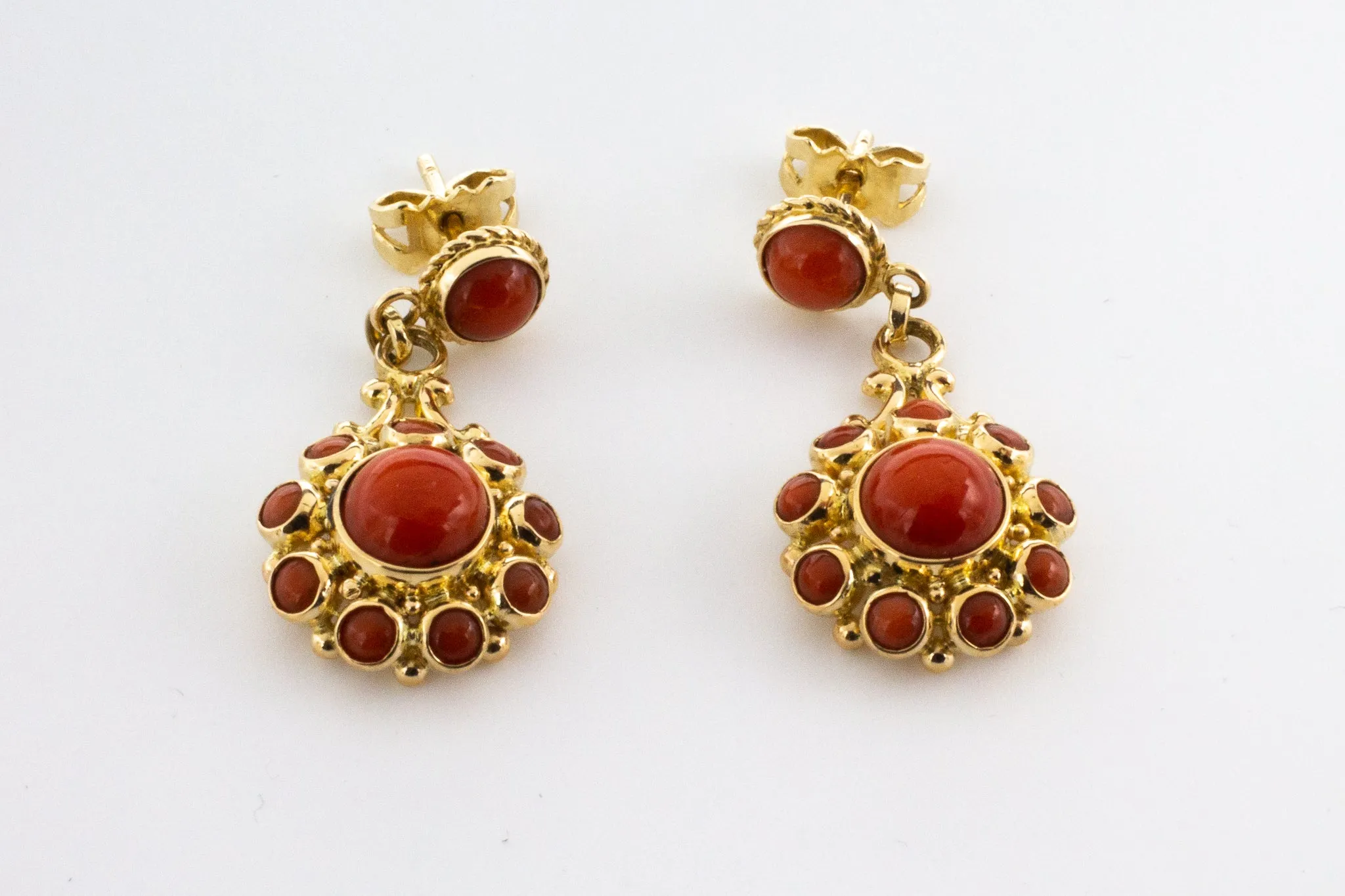 Vintage dutch pendant earings