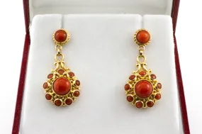 Vintage dutch pendant earings